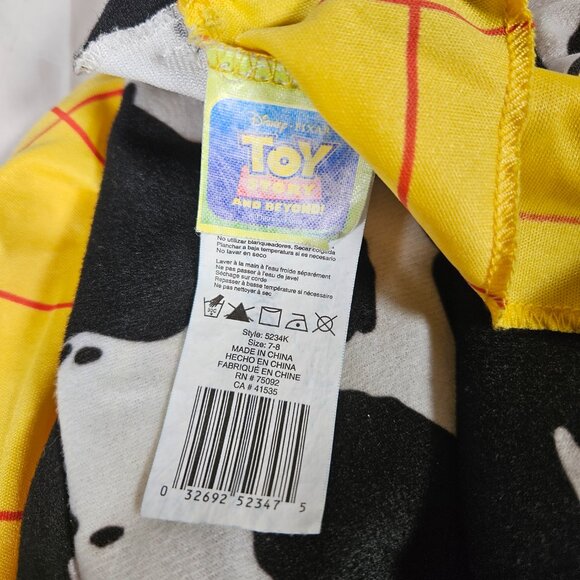 Toy Story Disney Woody Halloween Costume Boy's Size 7-8 Jumpsuit - Picture 5 of 7